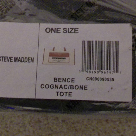 Steve Madden BENCE Cognac/Bone Tote NWT - Picture 7 of 7